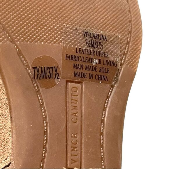 VINCE CAMUTO Carlina Western Boho Suede Tassel Wrap Booties 7.5 - Picture 11 of 12